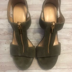 Michael Kors Berkley Sandal Olive Green
